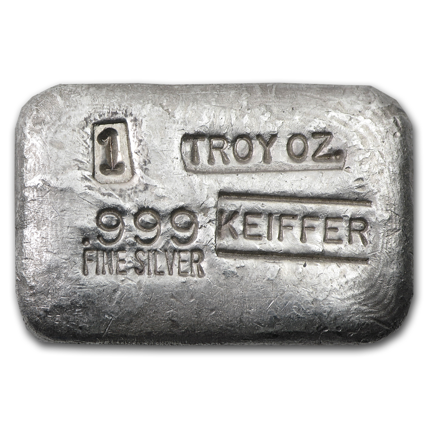 Buy 1 oz Silver Bar - Kieffer Silver Ingot Bar | APMEX