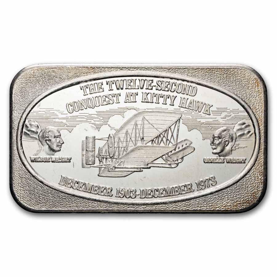 Buy 1 oz Silver Kitty Hawk Bar (US Silver Corp) | APMEX