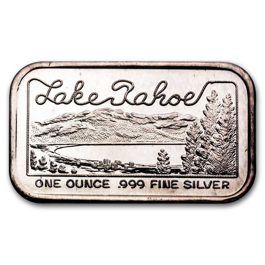 1 oz Silver Bar - Lake Tahoe