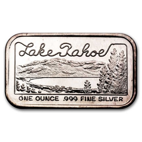 1 oz Silver Bar - Lake Tahoe 1 oz Silver Bar - Lake Tahoe