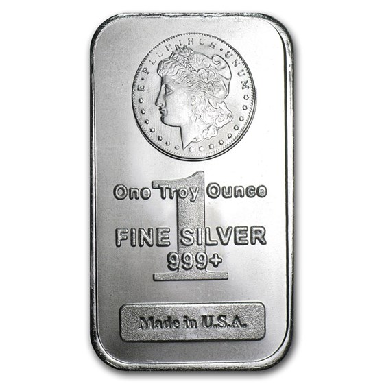 1 oz Silver Bar - Morgan Design (Secondary Market) 1 oz Silver Bar - Morgan Design (Secondary Market)