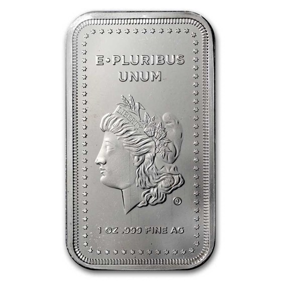1 oz Silver Bar - Morgan Design 1 oz Silver Bar - Morgan Design