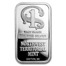 1 oz Silver Bar - Northwest Territorial Mint