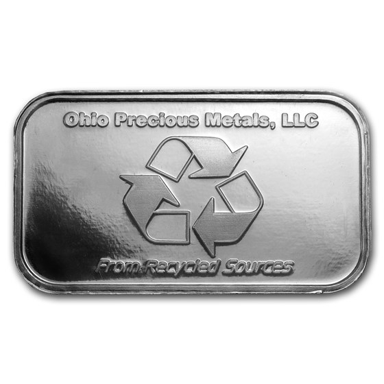 Buy 1 oz Silver Bar Ohio Precious Metals (New) APMEX