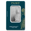 1 oz Silver Bar - PAMP 45th Anniversary Lady Fortuna (In Assay)