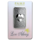 1 oz Silver Bar - PAMP Suisse (Love Always, In Assay)