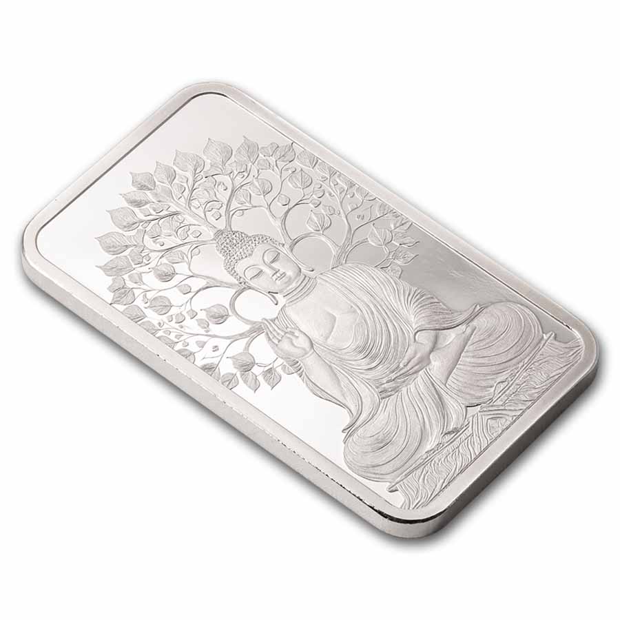 PAMP Suisse 1オンス シルバーバー|アッセーカードの幸運な仏 1-oz-silver-bar-pamp-suisse-