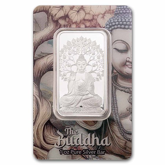 1 oz Silver Bar - PAMP Suisse (Lucky Buddha) 1 oz Silver Bar - PAMP Suisse (Lucky Buddha)