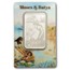 1 oz Silver Bar - PAMP Suisse Moses & Batya (In Assay w/ Sleeve)