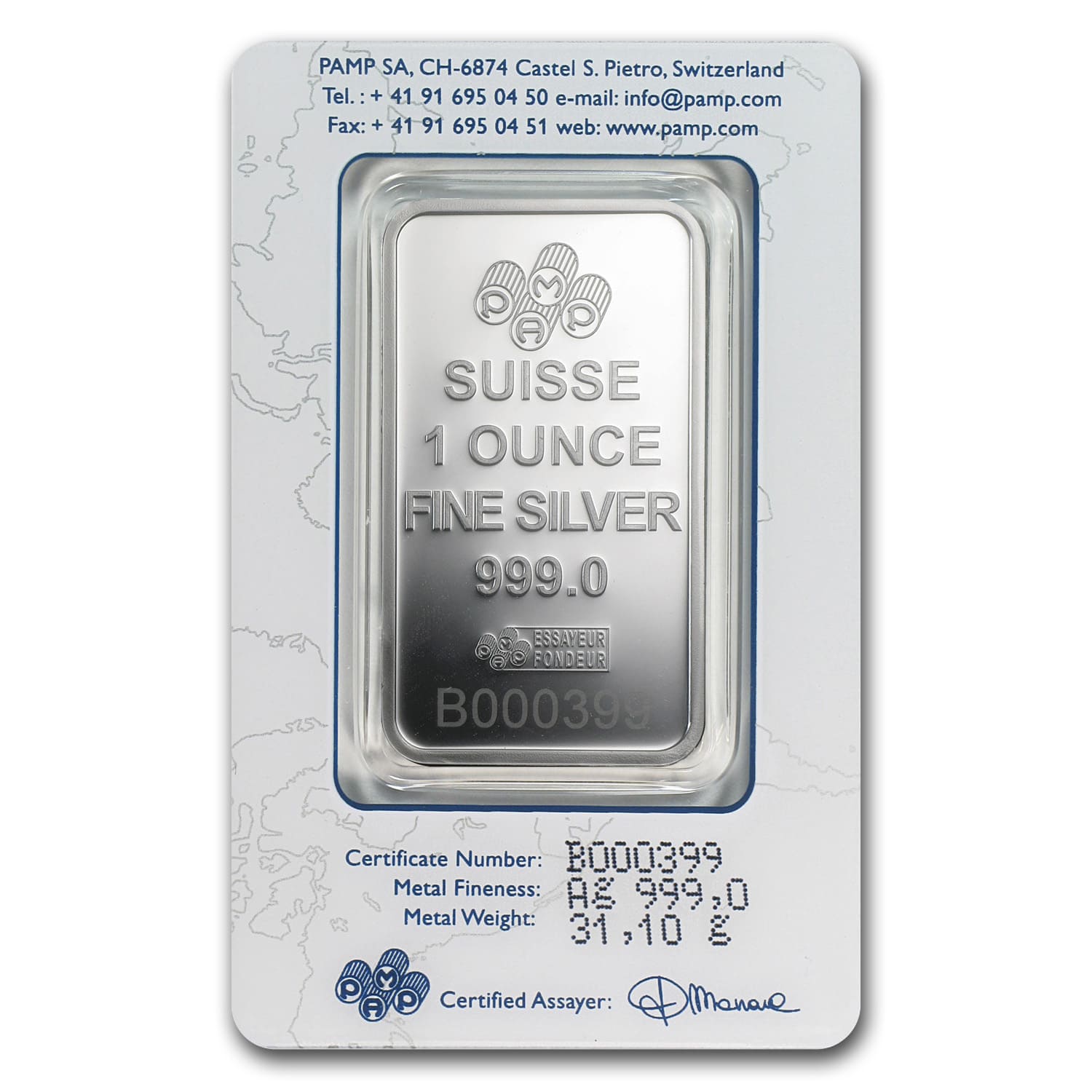 1 oz Silver Bar - PAMP Suisse (Rosa, In Assay) | eBay
