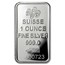 1 oz Silver Bar - PAMP Suisse (Rosa) (No Assay)