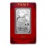1 oz Silver Bar - PAMP Suisse (Year of the Ox)