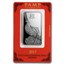 1 oz Silver Bar - PAMP Suisse (Year of the Rooster)