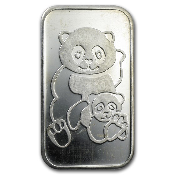 1 oz Silver Bar - Panda Gram 1 oz Silver Bar - Panda Gram