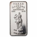 1 oz Silver Bar - Patrick Mint (Texas Rangers 150th Anniversary)