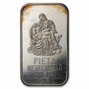 1 oz Silver Bar - Pieta Michelangelo (U.S. Silver Corporation)
