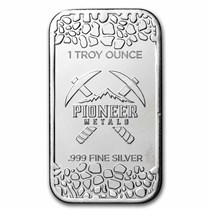 Buy 1 oz Silver Bar - Pioneer Metals | APMEX