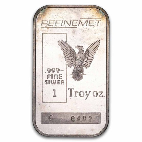 1 oz Silver Bar - RefineMet (