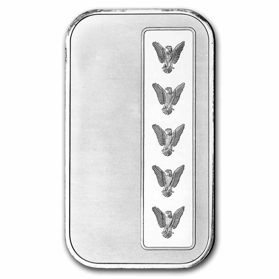 1 oz Silver Bar - RefineMet ("C" Serial Number)