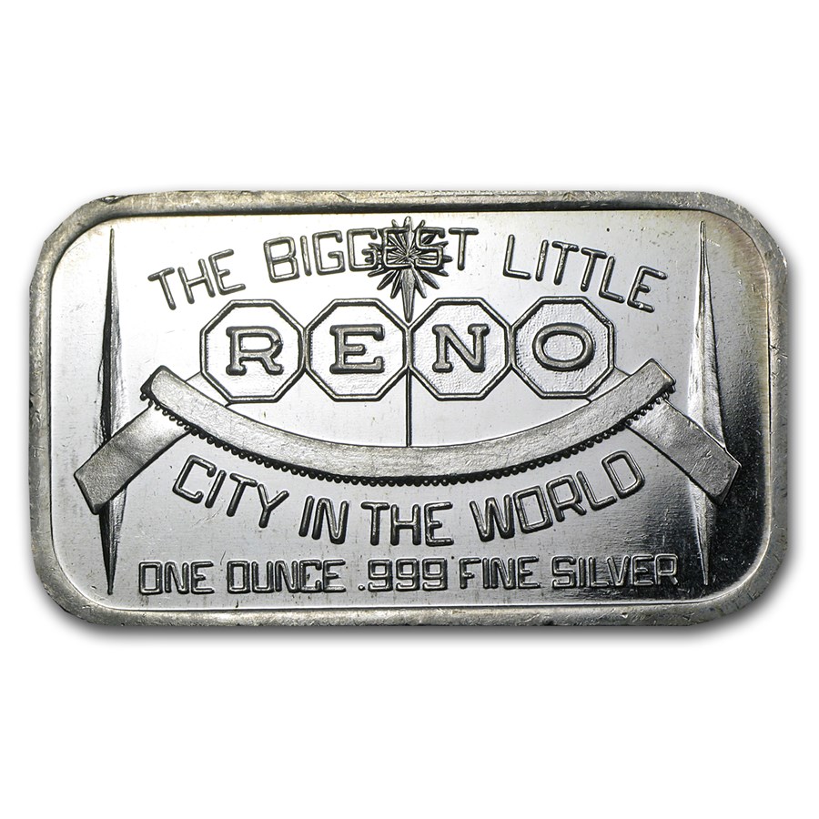 1 oz Silver Bar - RENO (Silvertowne)