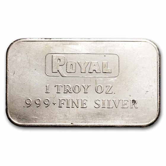 1 oz Silver Bar - Royal (Engelhard) 1 oz Silver Bar - Royal (Engelhard)