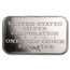 1 oz Silver Bar - Saber Tooth Cat (U.S. Silver Corporation)