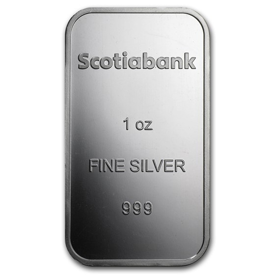 1 oz Silver Bar - Scotiabank 1 oz Silver Bar - Scotiabank