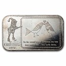1 oz Silver Bar - Second Day of Christmas (U.S. Silver Corp.)