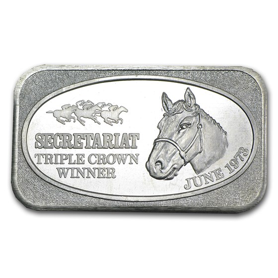 1 oz Silver Bar - Secretariat (U.S. Silver Corporation)