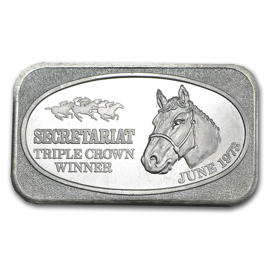 1 oz Silver Bar - Secretariat (U.S. Silver Corporation)