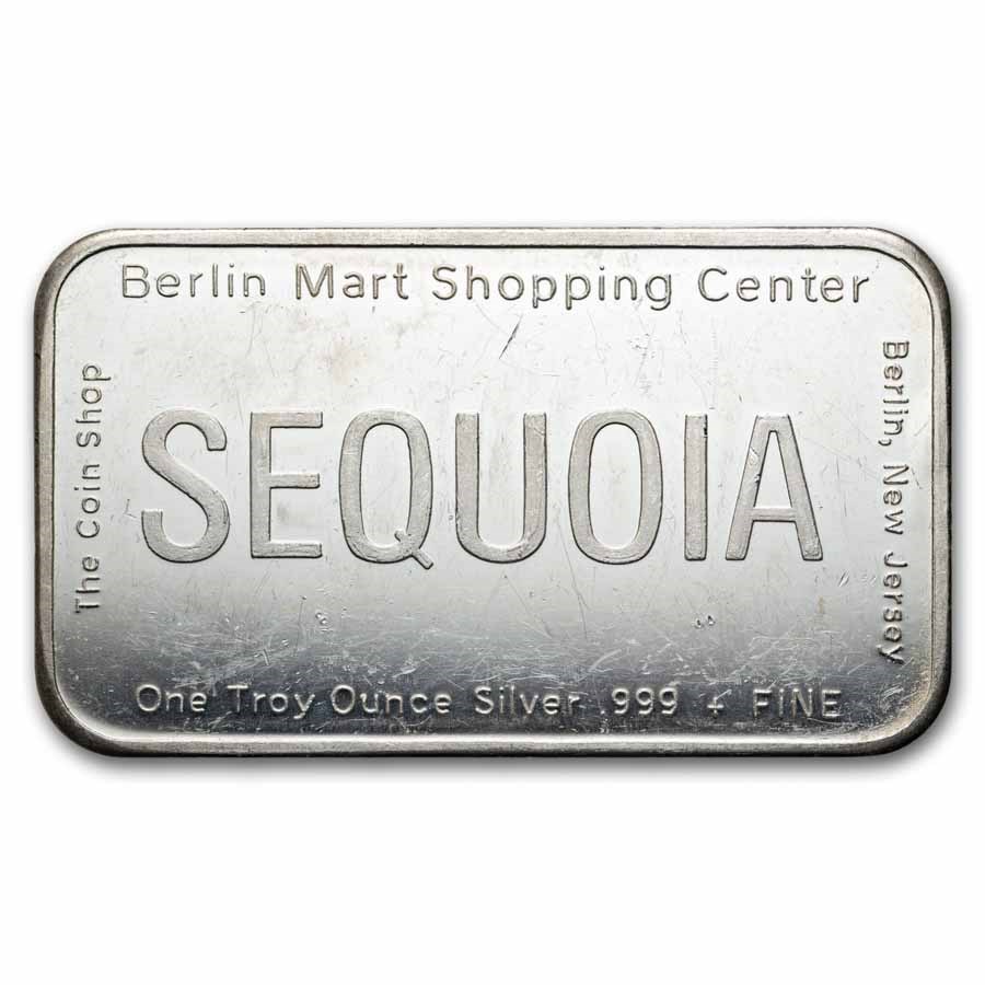 1 oz Silver Bar - Sequoia (National Refiners-Assayers, Canada)