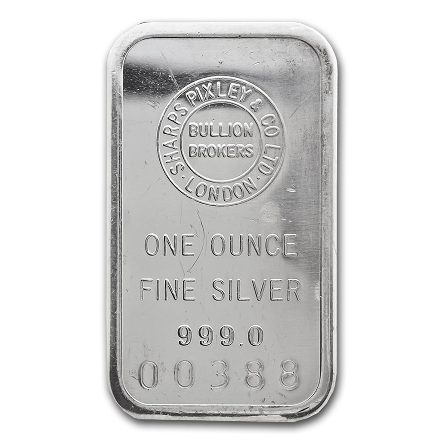 1 oz Silver Bar - Sharps Pixley & Co LTD