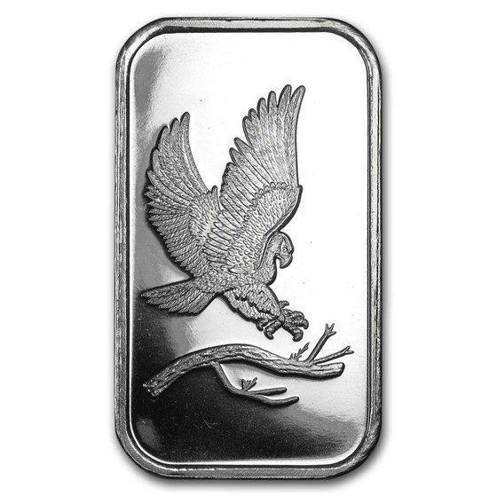 1 oz Silver Bar - SilverTowne Eagle 1 oz Silver Bar - SilverTowne Eagle