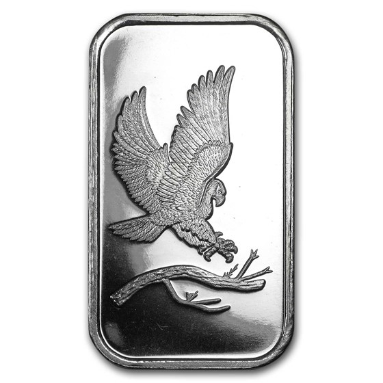 1 oz Silver Bar - SilverTowne Eagle