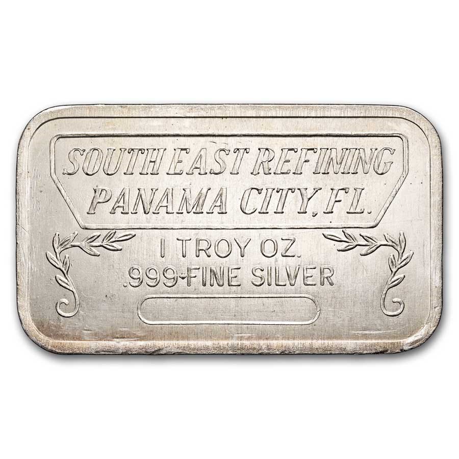 1 oz Silver Bar - South East Refining (Random Motif)