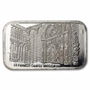 1 oz Silver Bar - St. Francis Chapel Mission Inn (Golden State)