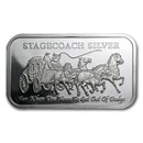 1 oz Silver Bar - Stagecoach (Fractional)