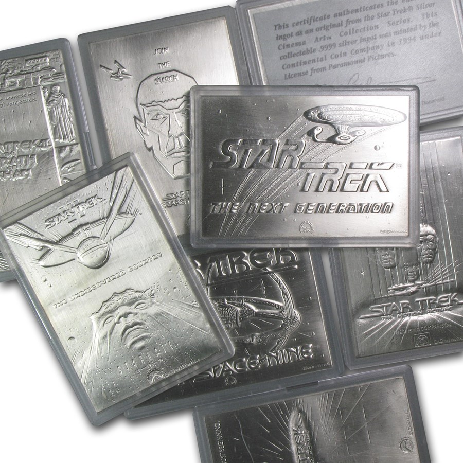 1 oz Silver Bar - Star Trek (Various)