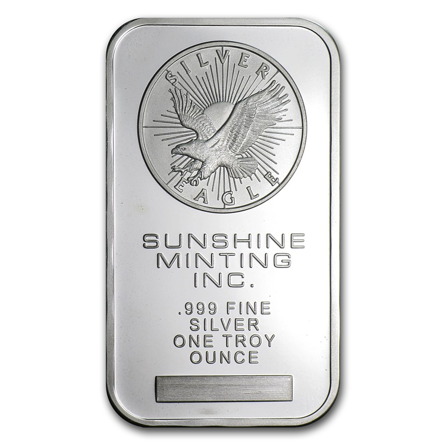1 oz Silver Bar - Sunshine (Original)
