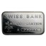 1 oz Silver Bar - Swiss Bank Corporation
