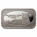 1 oz Silver Bar - The Bengal Tiger (DT Mint)