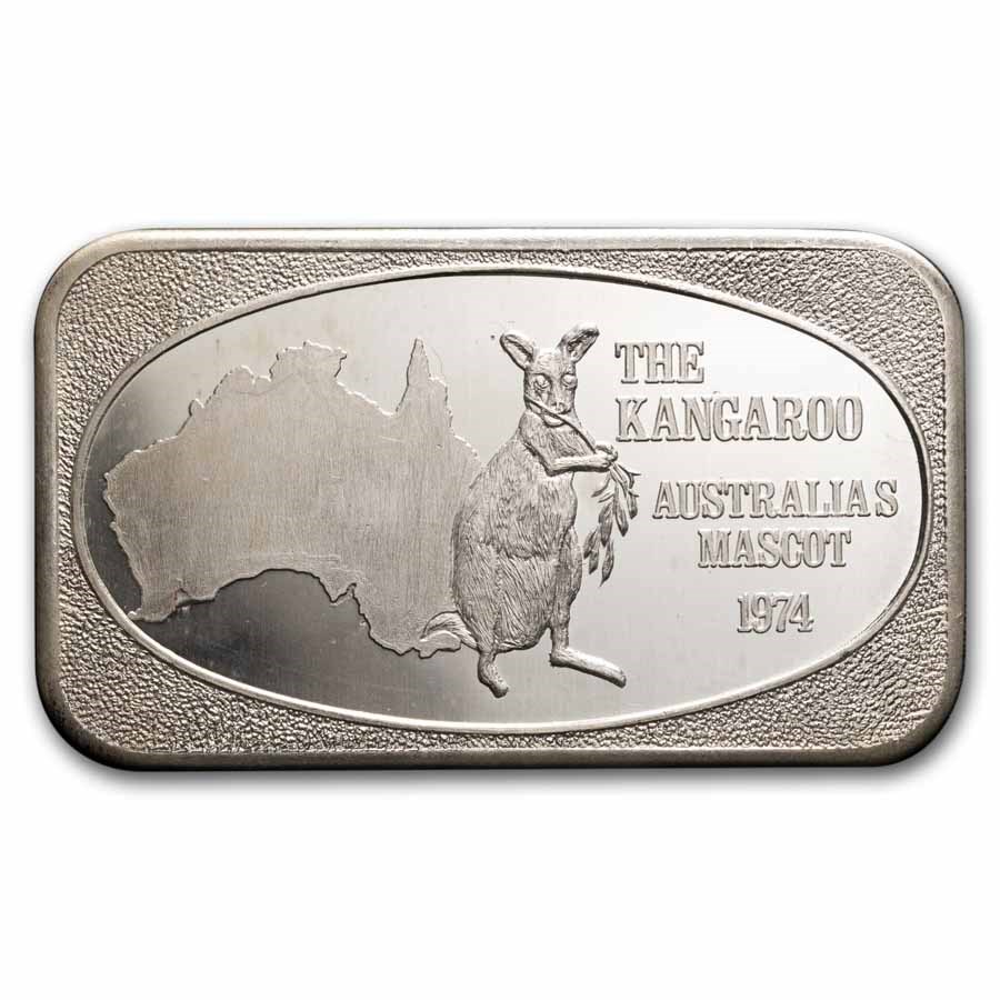 1 oz Silver Bar - The Kangaroo (U.S. Silver Corporation)