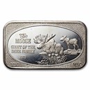 1 oz Silver Bar - The Moose (U.S. Silver Corporation)