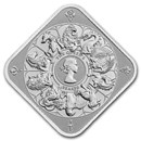 1 oz Silver Bar - The Royal Mint Queen's Beast Completer Bar