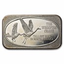 1 oz Silver Bar - The Whooping Crane (U.S. Silver Corporation)