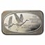 1 oz Silver Bar - The Whooping Crane (U.S. Silver Corporation)