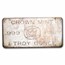 1 oz Silver Bar - Vintage Crown Mint
