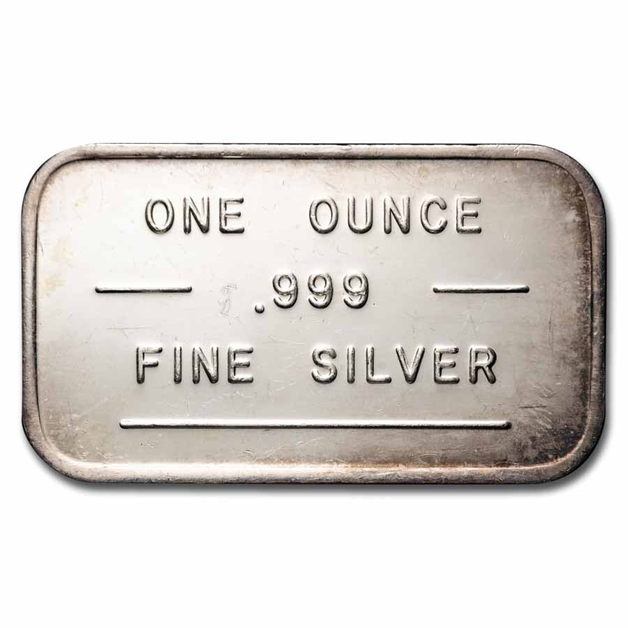 純銀 1 oz Silver Bar - Vintage Pioneer Mint (Random Motif)