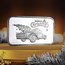 1 oz Silver Bar - Vintage Truck w/ Christmas Tree