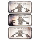 1 oz Silver Bar - Vintage Watergate 3-Bar Elephant Set